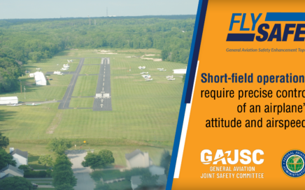 Fly Safe graphic for short fields.